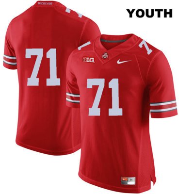 Youth NCAA Ohio State Buckeyes Josh Myers #71 College Stitched No Name Authentic Nike Red Football Jersey BL20O84KJ